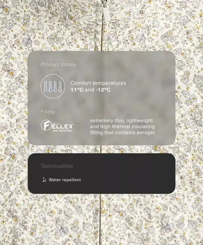 Αδιάβροχο μπουφάν με επένδυση Fellex® Aerogel Αδιάβροχο μπουφάν με επένδυση Fellex® Aerogel