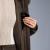 Αδιάβροχο μπουφάν σκι Primaloft® με εξαιρετικά στενή εφαρμογή