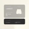 Comfortlux Hot Pants με ψηλή μέση 10 εκ. και διάτρητη λεπτομέρεια Comfortlux Hot Pants με ψηλή μέση 10 εκ. και διάτρητη λεπτομέρεια