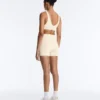 Comfortlux Hot Pants με ψηλή μέση 10 εκ. και διάτρητη λεπτομέρεια Comfortlux Hot Pants με ψηλή μέση 10 εκ. και διάτρητη λεπτομέρεια