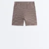 Comfortlux Hot Pants με ψηλή μέση και μήκος 10 cm σε καρό μοτίβο Comfortlux Hot Pants με ψηλή μέση και μήκος 10 cm σε καρό μοτίβο