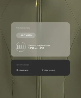 Ελαφρύ, ζεστό τεχνικό Μπουφάν
