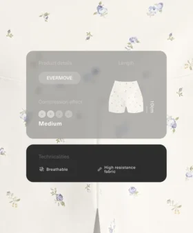 Evermove Παντελόνια ύψους 10 εκ. με floral print