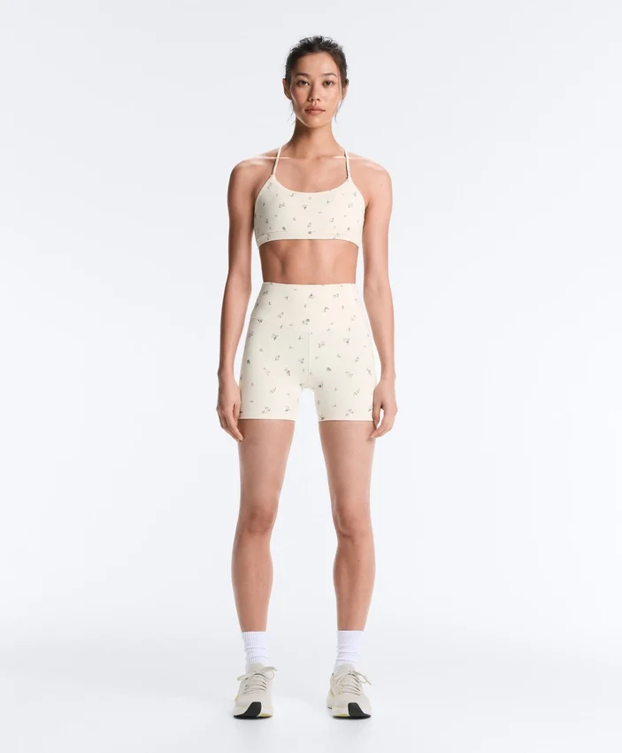 Evermove Παντελόνια ύψους 10 εκ. με floral print Evermove Παντελόνια ύψους 10 εκ. με floral print
