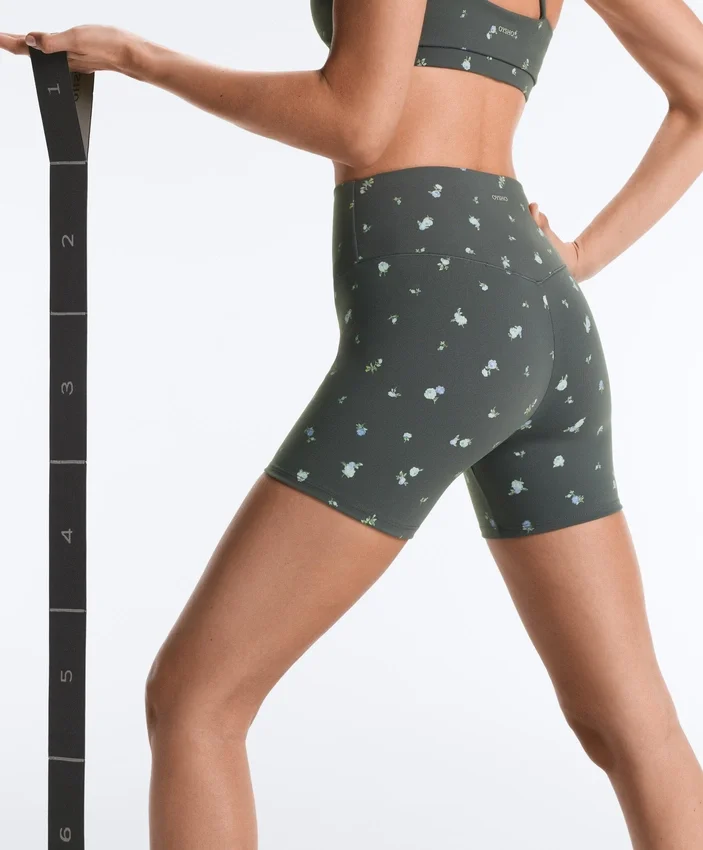 Evermove Παντελόνια ύψους 10 εκ. με floral print Evermove Παντελόνια ύψους 10 εκ. με floral print