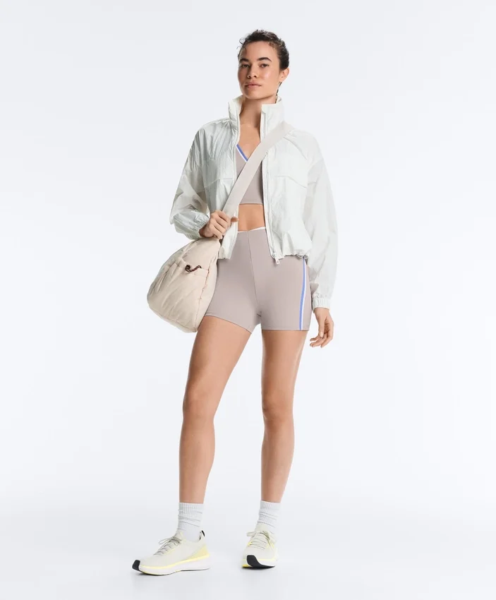 Hot Pants High-Rise Compressive 10Cm Contrast Hot Pants High-Rise Compressive 10Cm Contrast