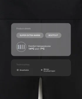 Παντελόνια bootcut χωρίς ραφές, με πολύ ψηλή μέση και εξαιρετικά ζεστό Παντελόνια bootcut χωρίς ραφές, με πολύ ψηλή μέση και εξαιρετικά ζεστό