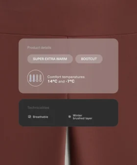 Παντελόνια bootcut χωρίς ραφές, με πολύ ψηλή μέση και εξαιρετικά ζεστό Παντελόνια bootcut χωρίς ραφές, με πολύ ψηλή μέση και εξαιρετικά ζεστό