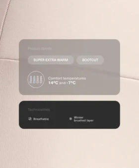 Παντελόνια bootcut χωρίς ραφές, με πολύ ψηλή μέση και εξαιρετικά ζεστό Παντελόνια bootcut χωρίς ραφές, με πολύ ψηλή μέση και εξαιρετικά ζεστό