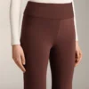 Παντελόνια bootcut χωρίς ραφές, με πολύ ψηλή μέση και εξαιρετικά ζεστό