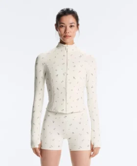 Τεχνικό μπουφάν Evermove με floral print