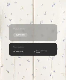 Τεχνικό μπουφάν Evermove με floral print